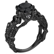 Load image into Gallery viewer, Ghost evil Skull Ring @InstaNightmare Edition