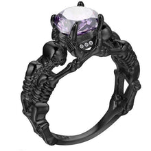 Load image into Gallery viewer, Ghost evil Skull Ring @InstaNightmare Edition