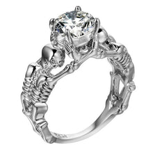 Load image into Gallery viewer, Ghost evil Skull Ring @InstaNightmare Edition