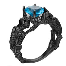 Load image into Gallery viewer, Ghost evil Skull Ring @InstaNightmare Edition