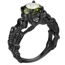 Load image into Gallery viewer, Ghost evil Skull Ring @InstaNightmare Edition