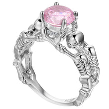 Load image into Gallery viewer, Ghost evil Skull Ring @InstaNightmare Edition