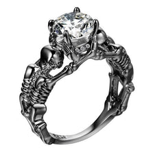 Load image into Gallery viewer, Ghost evil Skull Ring @InstaNightmare Edition