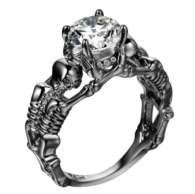 Ghost evil Skull Ring @InstaNightmare Edition