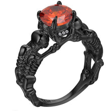 Load image into Gallery viewer, Ghost evil Skull Ring @InstaNightmare Edition