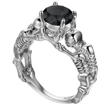 Load image into Gallery viewer, Ghost evil Skull Ring @InstaNightmare Edition