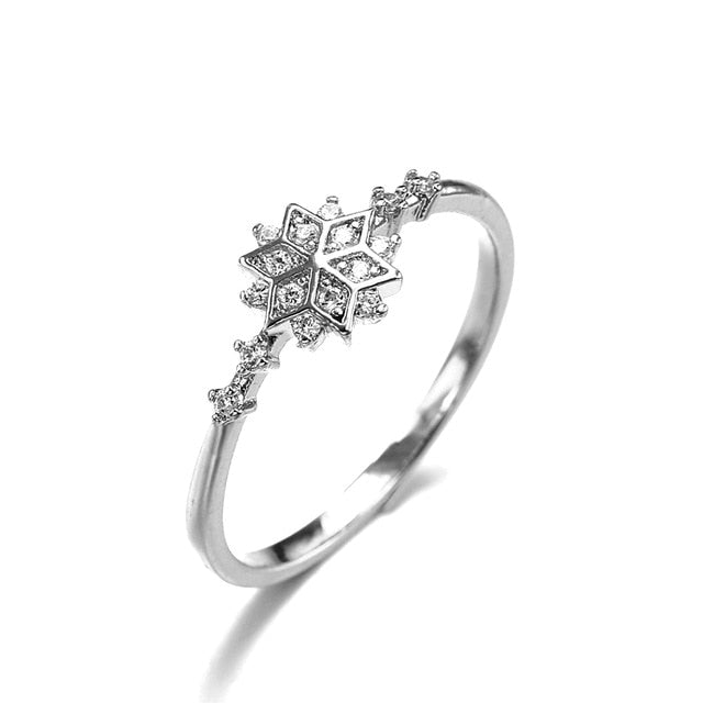 Snowflake Cute Women's Ring